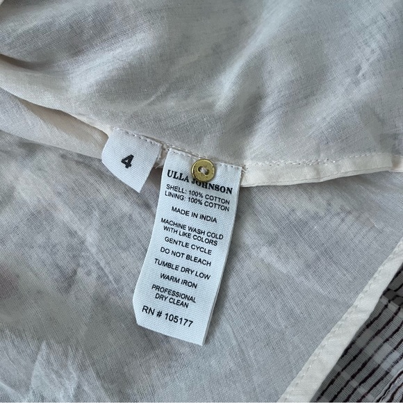 Ulla Johnson Marigold Floral Tassel Tiered Mini Dress - Picture 6 of 12